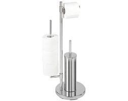 Stojak na papier toaletowy i szczotkę do WC, UNIVERSALO NEO - 3 w 1, WENKO