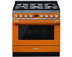 Kuchnia wolnostojąca Smeg z płyta gazową 90 cm, kolekcja Portofino CPF9GPOR