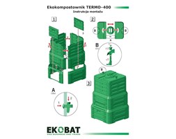 EKOBAT Ekokompostownik EKOBAT TERMO-400 TERMO-400