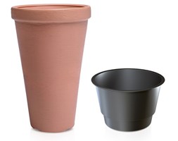 PROSPERPLAST Doniczka PROSPERPLAST Classic Tower DPC30-R736 Ceglasty 10324