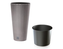 PROSPERPLAST Doniczka PROSPERPLAST Rato Tubus DRTUS300 7529U Mocca 19652