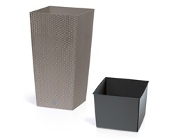 PROSPERPLAST Doniczka PROSPERPLAST Rato Square DRTS400-7529U Mocca 19513