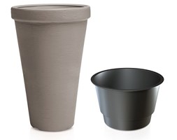 PROSPERPLAST Doniczka PROSPERPLAST Classic Tower DPC48-7529U mocca 10326