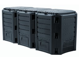 EKOBAT Kompostownik EKOBAT IKSM 1200l Czarny