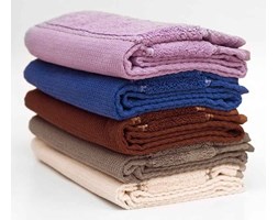 Ręcznik Bawełniany Frotte 70x140 River Błękit Paryski