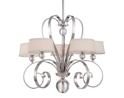 Żyrandol Madison Manor Silver x5