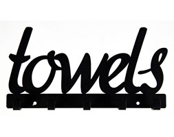 Wieszak łazienkowy na ręczniki, Towels - Biały