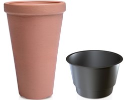 PROSPERPLAST Doniczka PROSPERPLAST Classic Tower DPC40-R736 Ceglasty 10325