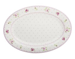 Taca owalna Cottage rose