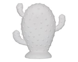Figurka dekoracyjna Cactus I biała