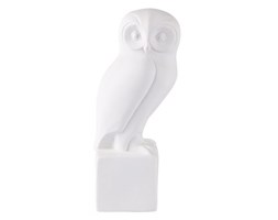 Figurka dekoracyjna Owl Fano 9x22 cm biała