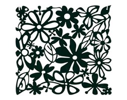 Panel dekoracyjny Alice (4/Set) czarny