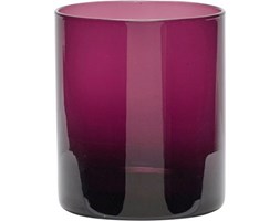 Świecznik Glass X Fioletowy