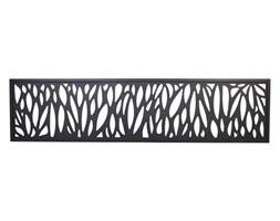 Moduł dekoracyjny Blooma aluminiowy 179 x 44 cm szary