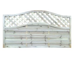 Płot ażurowy Blooma z łukiem 180 x 105 cm zielony