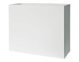 Donica prostokątna wysoka KUBE CASETTA HIGH 80x30/70 - biały