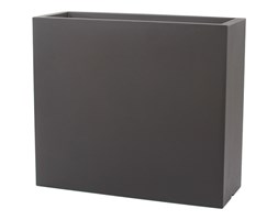 Donica prostokątna wysoka KUBE CASETTA HIGH 80x30/70 - czarny perła (grafit)