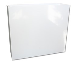 Donica prostokątna wysoka KUBE CASETTA HIGH SLIM 80x25/70 - biała