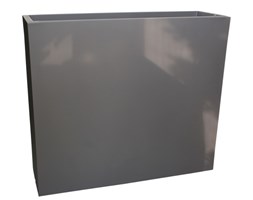 Donica prostokątna wysoka KUBE CASETTA HIGH SLIM 80x25/70 - taupe