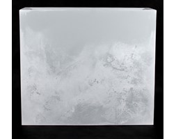Donica prostokątna wysoka KUBE CASETTA HIGH 80x30/70 - popielato-biały