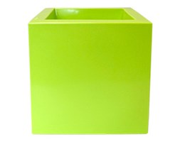 KUBE GLOSS 40x40/40 - zieleń wiosenna półpołysk / acid green