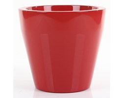 Donica NISCAL 37/34 cm - czerwony lakierowany