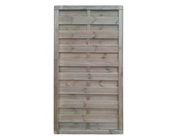 Płot drewniany Blooma 90 x 180 cm brązowy rama 40 x 60 mm