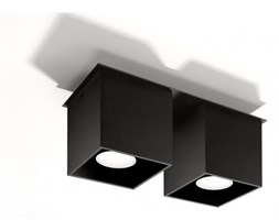 Lampa sufitowa / plafon Sollux QUAD 2 BK SL.0063