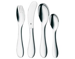 Zestaw 4 cz. sztućców dla dzieci Knuddel - WMF - DECOSALON - Zakupy bez ryzyka