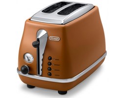 Toster De'Longhi CTOV 2003.BW moc 800W brązowy