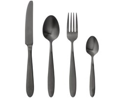 Zestaw sztućców (4/Set) I czarne