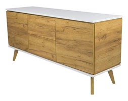 Komoda Damaro złoty dąb dwudrzwiowa z dwiema szufladami