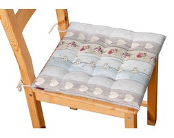 Dekoria Siedzisko Karol na krzesło, róże i serca na pastelowych deskach, 40 × 40 × 3,5 cm, Ashley