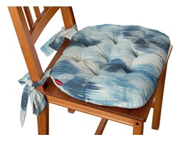 Dekoria Siedzisko Marcin na krzesło, niebiesko-szary, 40 × 37 × 8 cm, Aquarelle do -50%