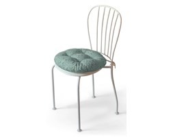 Dekoria Siedzisko Adam na krzesło, wzory na miętowym tle, fi 37 × 8 cm, Flowers