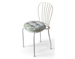 Dekoria Siedzisko Adam na krzesło, zielone listki na białym tle, fi 37 × 8 cm, Aquarelle do -50%