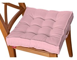 Dekoria Siedzisko Kuba na krzesło, pastelowy róż, 40 × 40 × 6 cm, Loneta