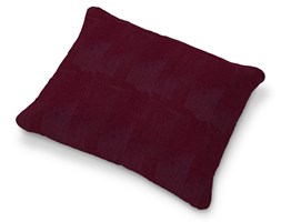 Dekoria Poszewka na poduszkę Karlstad 58x48cm, bordowy szenil, poduszka Karlstad 58 × 48 cm, Chenille