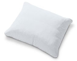 Dekoria Poszewka na poduszkę Karlstad 58x48cm, White (biały), 58 × 48 cm, Cotton Panama