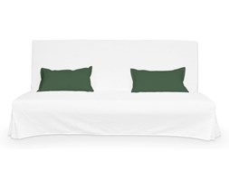 Dekoria 2 poszewki niepikowane na poduszki Beddinge, Forest Green (zielony), poduszki Beddinge, Cotton Panama
