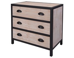 Komoda z 3 szufladami - schowek, pomocnik z ciemnymi obramowaniami