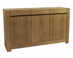 Signu Design Komoda z 3 drzwiczkami oraz 3 szufladami Cubus