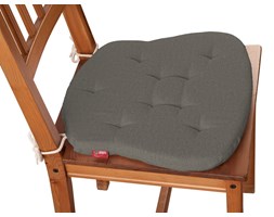 Dekoria Siedzisko Filip na krzesło, piaskowy szary, 41 × 38 × 3,5 cm, Living