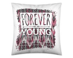 Dekoria Poszewka Forever Young 45x45cm, 45 × 45 cm