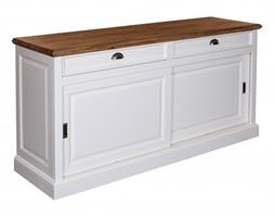 Signu Design Komoda z dwoma drzwiczkami przesuwnymi Oxford