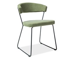 KRZESŁO HELIX CZARNY/ZIELONY TAP.83