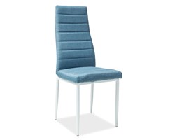 KRZESŁO H266 DENIM STELAŻ BIAŁY