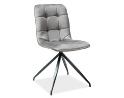 KRZESŁO TEXO SZARY AKSAMIT