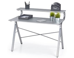 biurko z nadstawką erdo - popielate