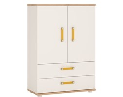 Komoda Typ 32 Amazon Meble Wójcik Biały, Dąb San Remo